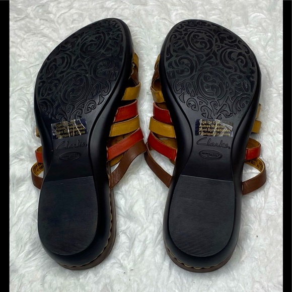 Clarks Artesian Active Air leather sandals size 7M - Picture 9 of 9